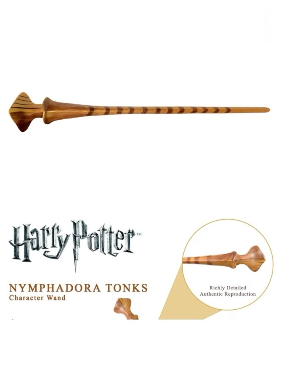 Harry Potter Nymphadora Tonks 12 inch replica wand cosplay Halloween costume